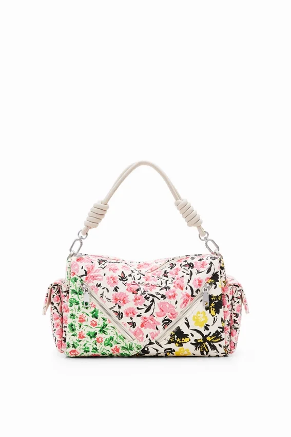 M Canvas-Tasche mit Blumenmuster M Canvas-Tasche mit Blumenmuster