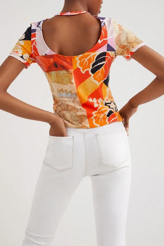 M. Christian Lacroix geripptes T-Shirt M. Christian Lacroix geripptes T-Shirt