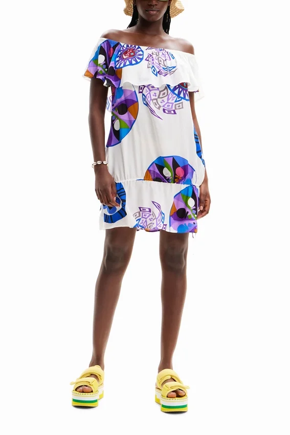 M. Christian Lacroix Kurzes Rüschenkleid M. Christian Lacroix Kurzes Rüschenkleid