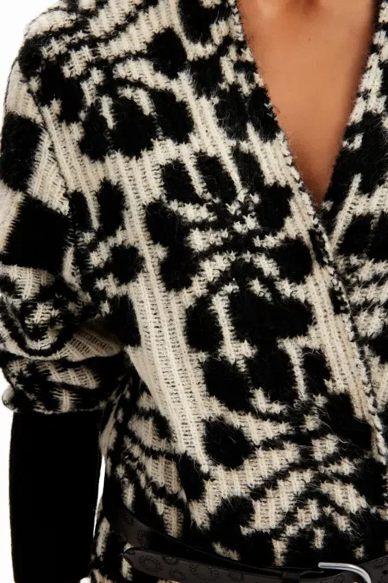 M. Christian Lacroix Oversize-Langstrickjacke M. Christian Lacroix Oversize-Langstrickjacke