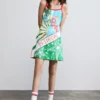 Mehrfarbig bedrucktes Kleid Mehrfarbig bedrucktes Kleid