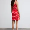 Mehrfarbig bedrucktes Kleid Mehrfarbig bedrucktes Kleid