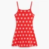 Mehrfarbig bedrucktes Kleid Mehrfarbig bedrucktes Kleid