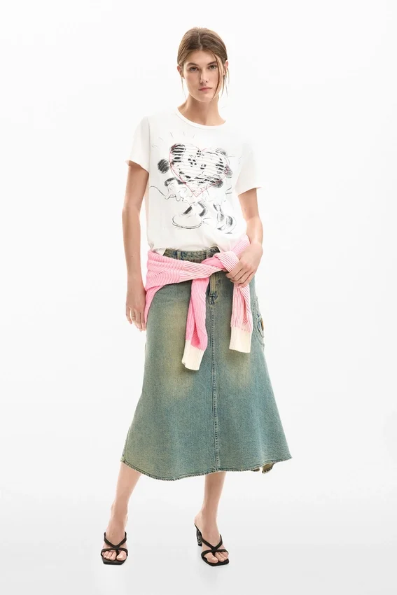 Mickey- und Minnie-Mouse™-Herz-T-Shirt Mickey- und Minnie-Mouse™-Herz-T-Shirt