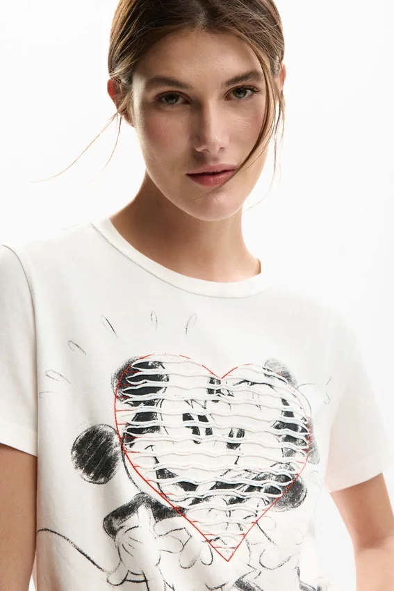 Mickey- und Minnie-Mouse™-Herz-T-Shirt Mickey- und Minnie-Mouse™-Herz-T-Shirt
