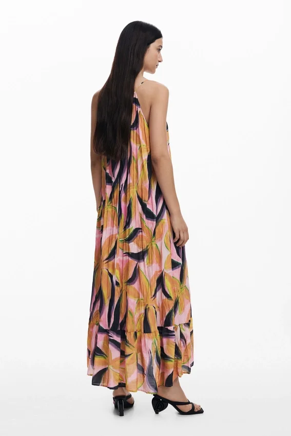 Midi-Kleid mit Crinkle-Effekt Midi-Kleid mit Crinkle-Effekt