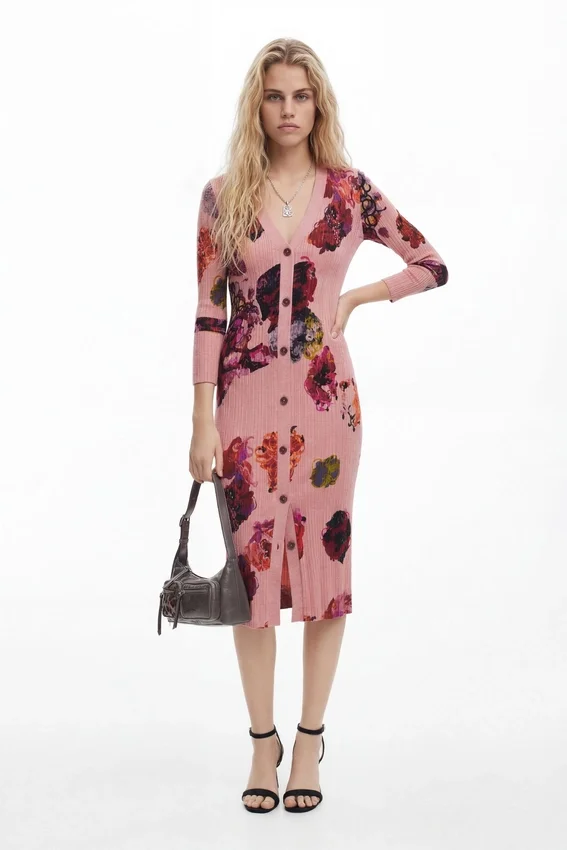 Midi-Strickkleid von M. Christian Lacroix Midi-Strickkleid von M. Christian Lacroix