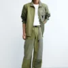 Militärjacke mit Taschen Militärjacke mit Taschen