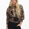 Minnie™-Pullover mit Animal-Print