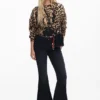 Minnie™-Pullover mit Animal-Print