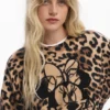 Minnie™-Pullover mit Animal-Print