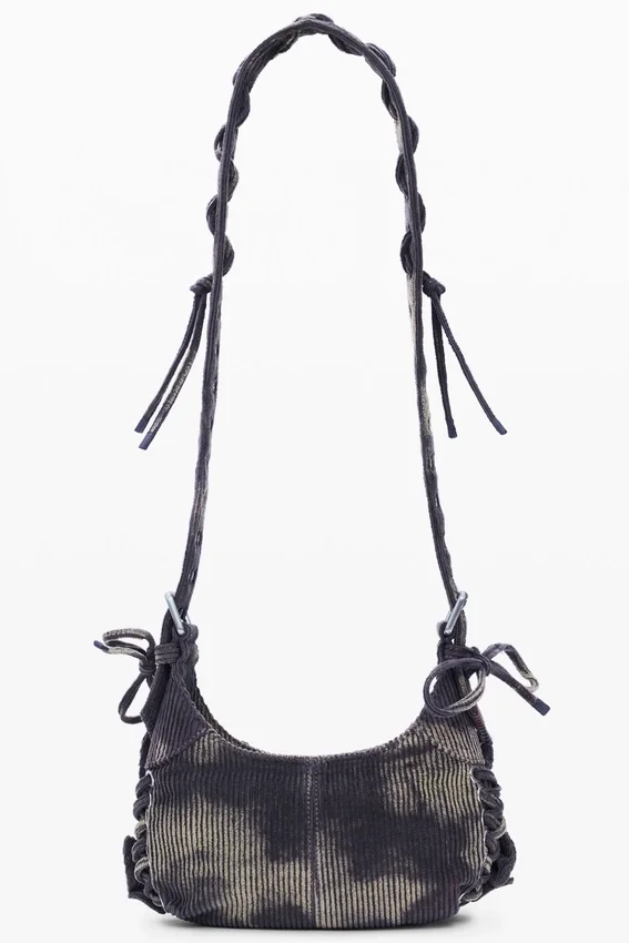 Mittlere Baumwolltasche mit Schleife Mittlere Baumwolltasche mit Schleife