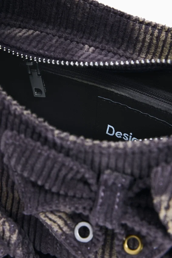 Mittlere Baumwolltasche mit Schleife Mittlere Baumwolltasche mit Schleife