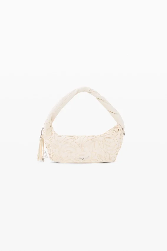 Mittlere Canvas-Tasche mit Blumenmuster Mittlere Canvas-Tasche mit Blumenmuster
