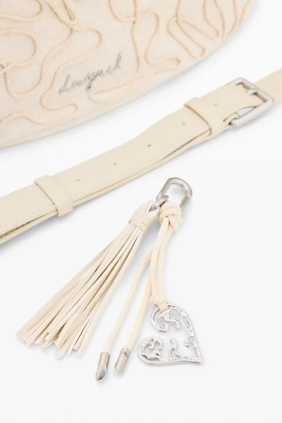 Mittlere Canvas-Tasche mit Blumenmuster Mittlere Canvas-Tasche mit Blumenmuster