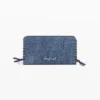 Mittlere Denim-Herz-Geldbörse Mittlere Denim-Herz-Geldbörse