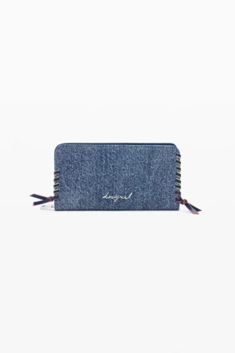 Mittlere Denim-Herz-Geldbörse Mittlere Denim-Herz-Geldbörse