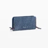 Mittlere Denim-Herz-Geldbörse Mittlere Denim-Herz-Geldbörse