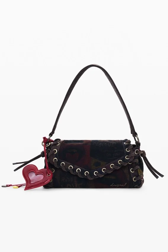 Mittlere Graffiti-Lippen-Tasche Mittlere Graffiti-Lippen-Tasche