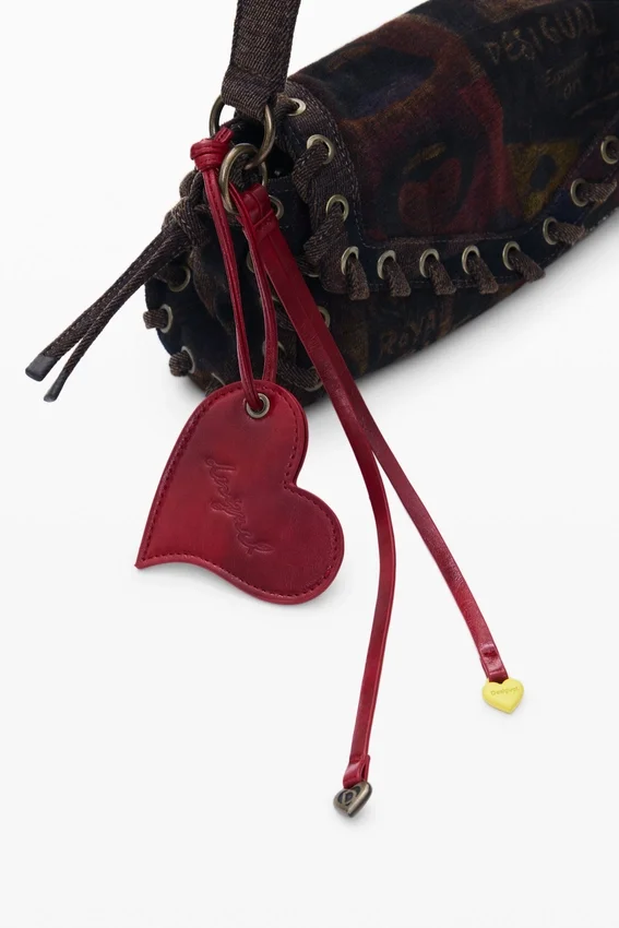 Mittlere Graffiti-Lippen-Tasche Mittlere Graffiti-Lippen-Tasche