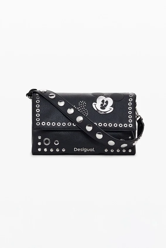 Mittlere Mickey Mouse™-Tasche mit Nieten Mittlere Mickey Mouse™-Tasche mit Nieten