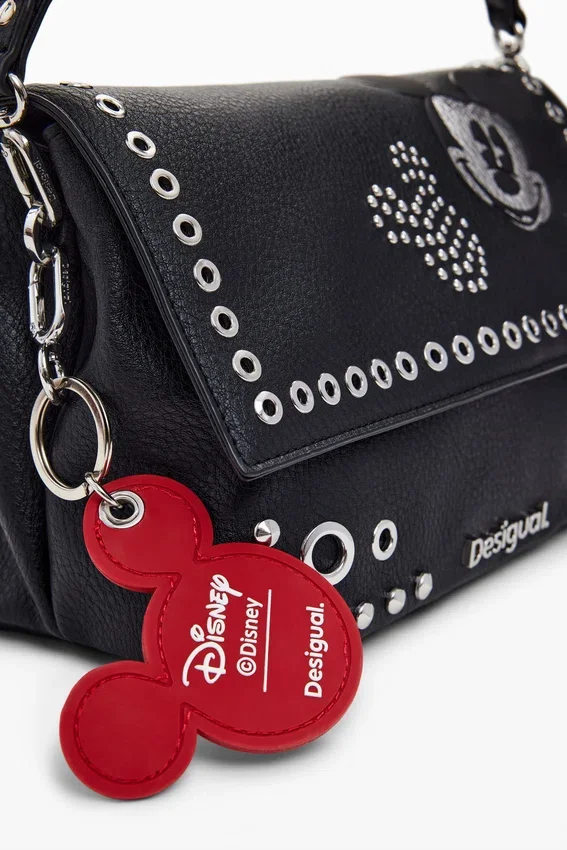 Mittlere Mickey Mouse™-Tasche mit Nieten Mittlere Mickey Mouse™-Tasche mit Nieten