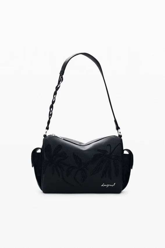 Mittlere Tasche mit bestickten Anhängern Mittlere Tasche mit bestickten Anhängern