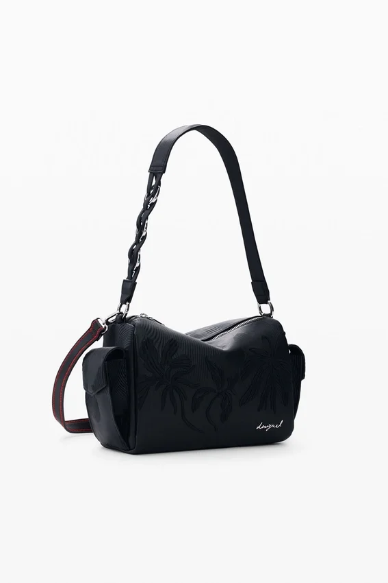 Mittlere Tasche mit bestickten Anhängern Mittlere Tasche mit bestickten Anhängern