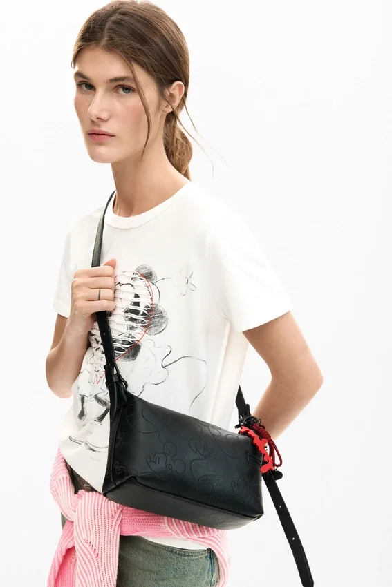 Mittlere Tasche mit Mickey Mouse™-Applikationen Mittlere Tasche mit Mickey Mouse™-Applikationen