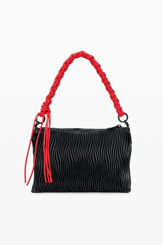 Mittlere Tasche mit Prägung Mittlere Tasche mit Prägung