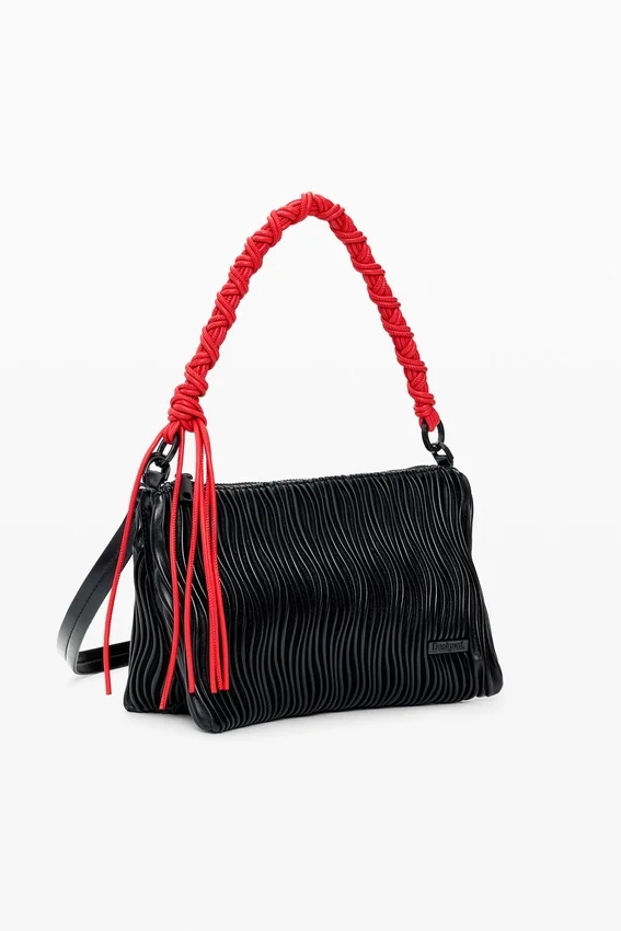 Mittlere Tasche mit Prägung Mittlere Tasche mit Prägung