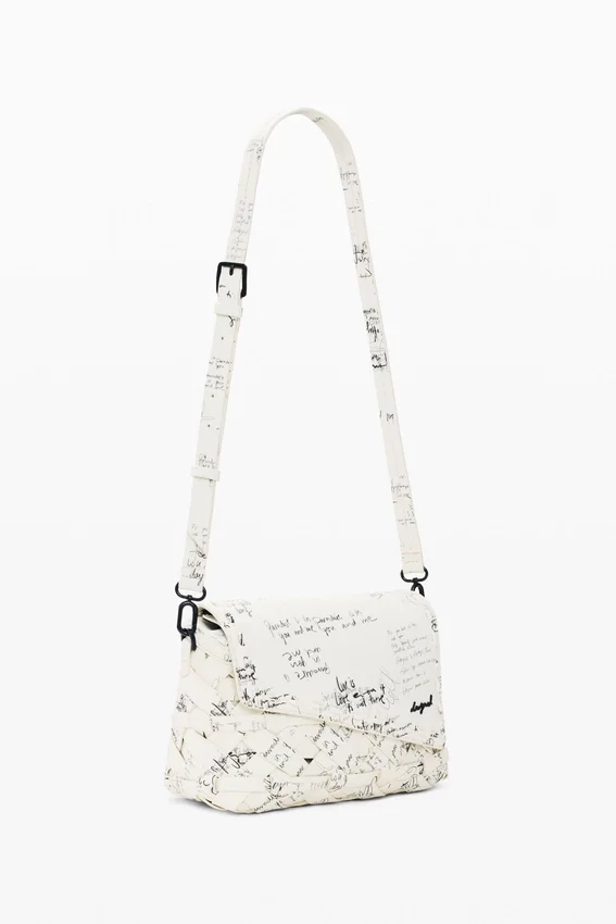 Mittlere Tasche mit Schriftzug Mittlere Tasche mit Schriftzug