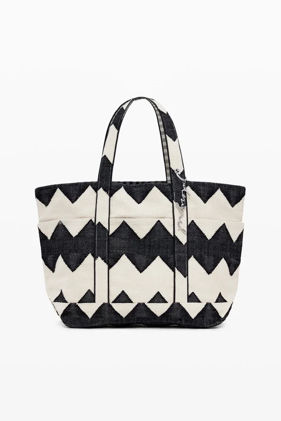 Mittlere wendbare Twill-Tasche Mittlere wendbare Twill-Tasche