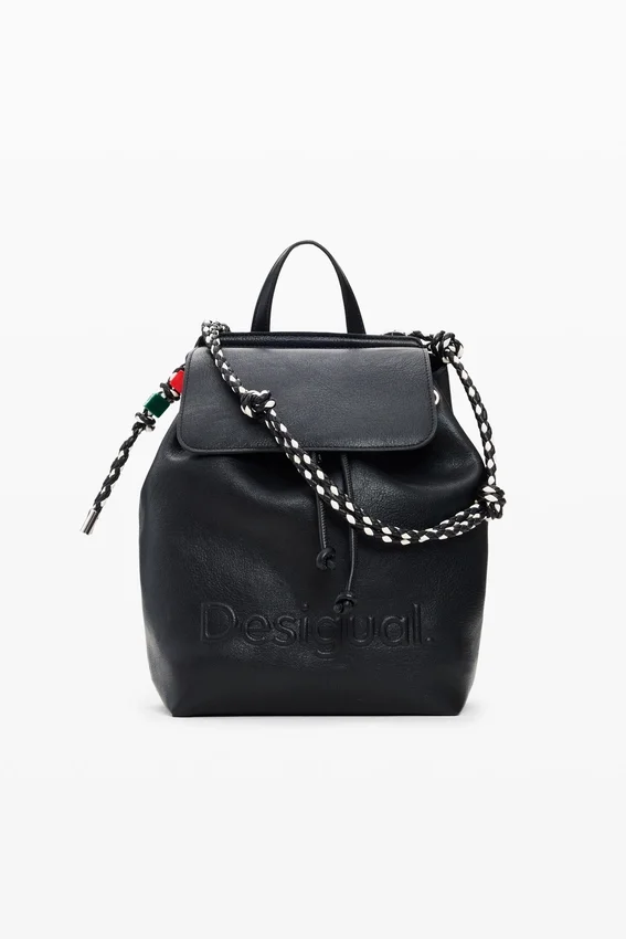 Mittlerer geflochtener Rucksack Mittlerer geflochtener Rucksack