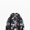 Mittlerer geflochtener Rucksack mit Blumen Mittlerer geflochtener Rucksack mit Blumen