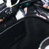Mittlerer geflochtener Rucksack mit Blumen Mittlerer geflochtener Rucksack mit Blumen