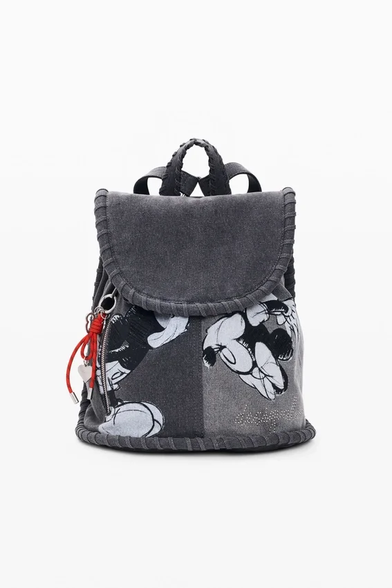 Mittlerer Rucksack aus Denim mit Mickey Mouse™ Mittlerer Rucksack aus Denim mit Mickey Mouse™