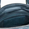 Mittlerer Rucksack aus Denim mit Rüschen Mittlerer Rucksack aus Denim mit Rüschen