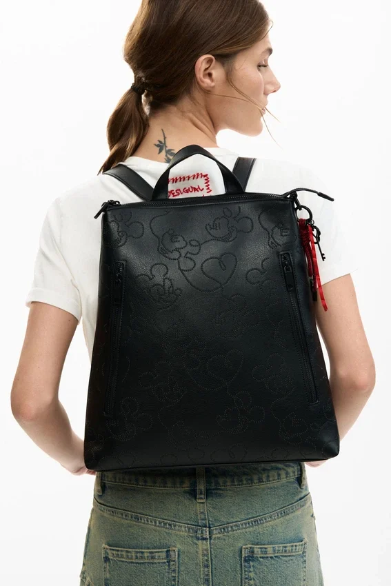 Mittlerer Rucksack mit Mickey Mouse™-Applikationen Mittlerer Rucksack mit Mickey Mouse™-Applikationen