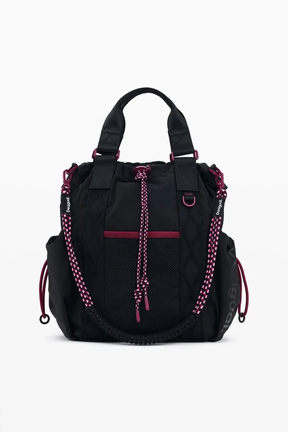 Mittlerer schwarzer Rucksack Mittlerer schwarzer Rucksack