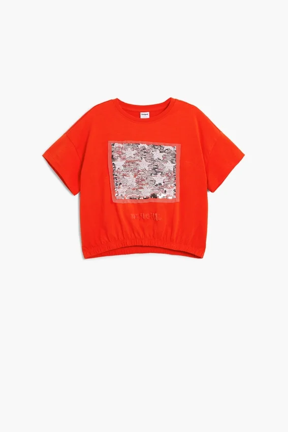 Pailletten-T-Shirt Pailletten-T-Shirt