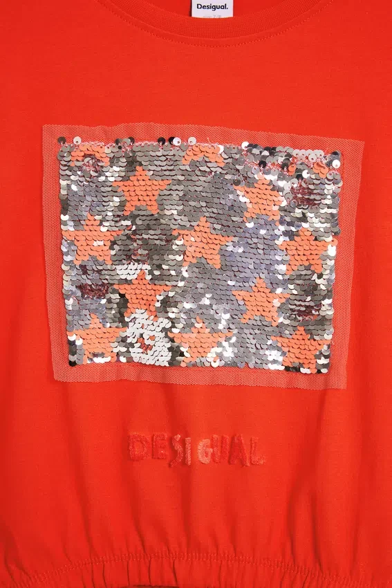 Pailletten-T-Shirt Pailletten-T-Shirt