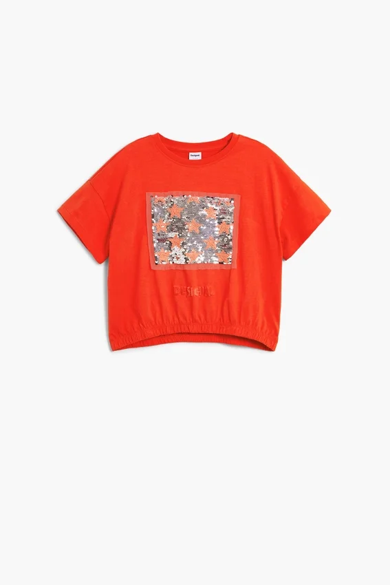 Pailletten-T-Shirt Pailletten-T-Shirt