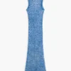 Pareo-Kleid aus Pailletten-Netzstoff Pareo-Kleid aus Pailletten-Netzstoff