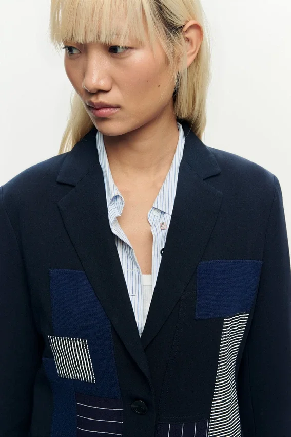 Patchwork-Blazer Patchwork-Blazer