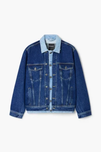 Patchwork-Jeansjacke Patchwork-Jeansjacke