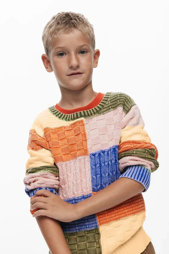 Patchwork-Pullover Patchwork-Pullover