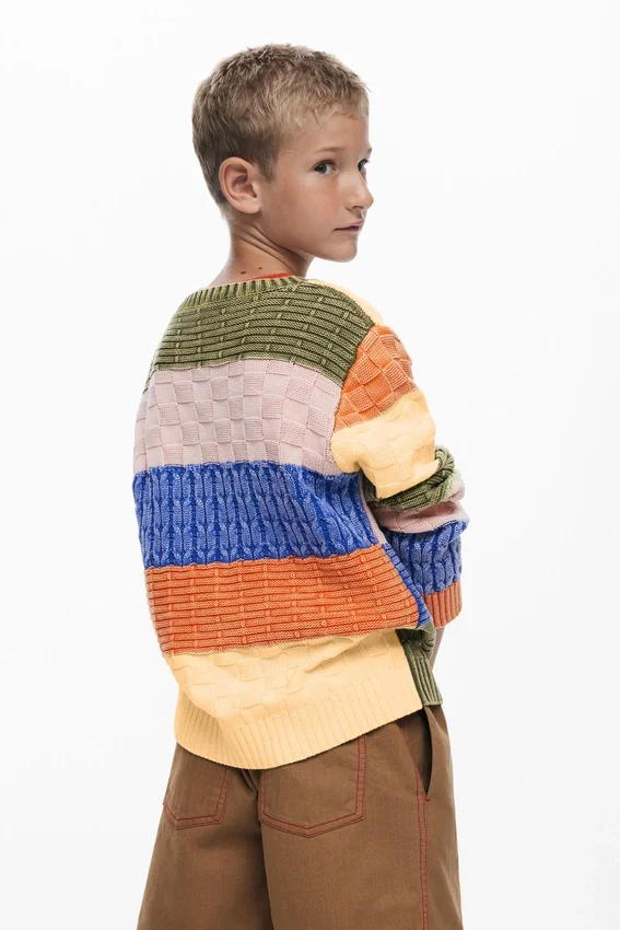 Patchwork-Pullover Patchwork-Pullover