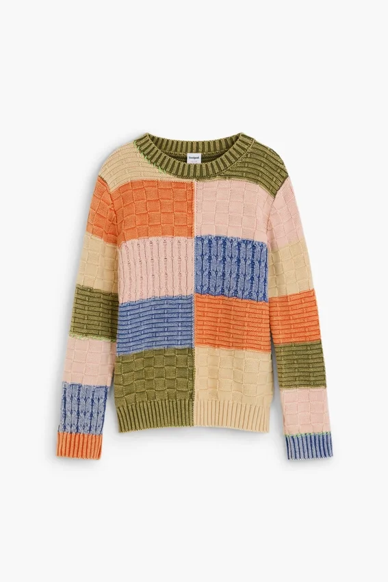 Patchwork-Pullover Patchwork-Pullover