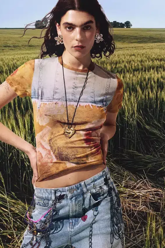 Patchwork-T-Shirt Patchwork-T-Shirt